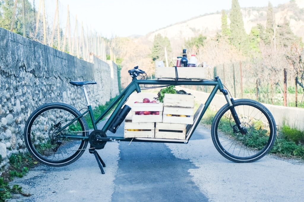 Vélo cargo surcyclé